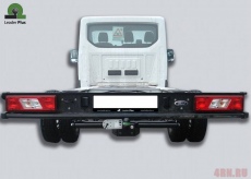 ТСУ для Ford Transit шасси 2013- без выреза бампера. Нагрузки 1500/50 кг, масса фаркопа 18 кг (без электрики в комплекте)