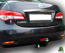 ТСУ для Nissan Almera G11 седан 2012- без выреза бампера. Нагрузки: 1100/50 кг, масса фаркопа 14,8 кг